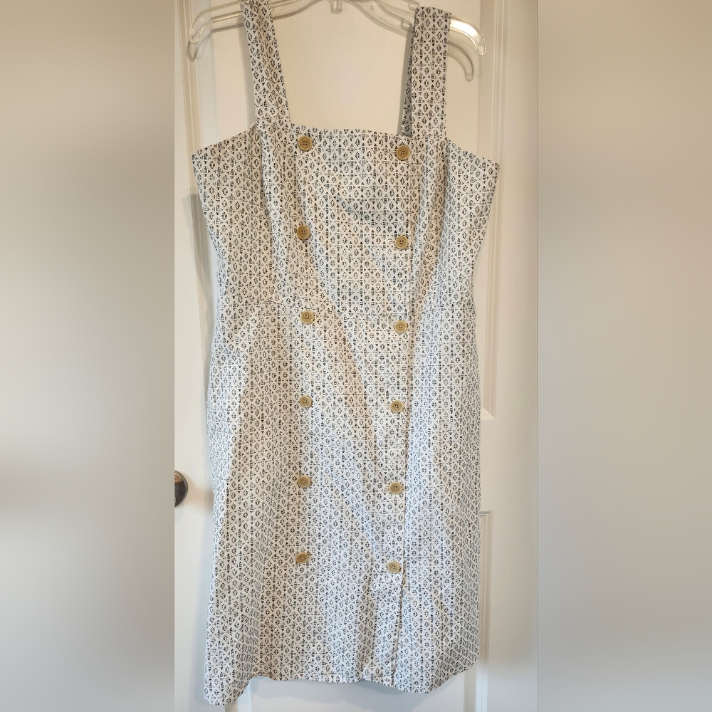 Black & White Geometric Patterened Dress